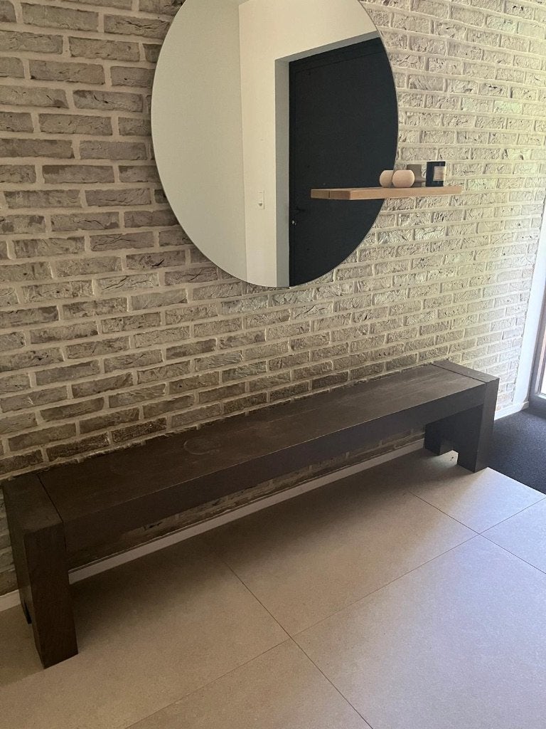Houten bank, Ophalen, Gebruikt