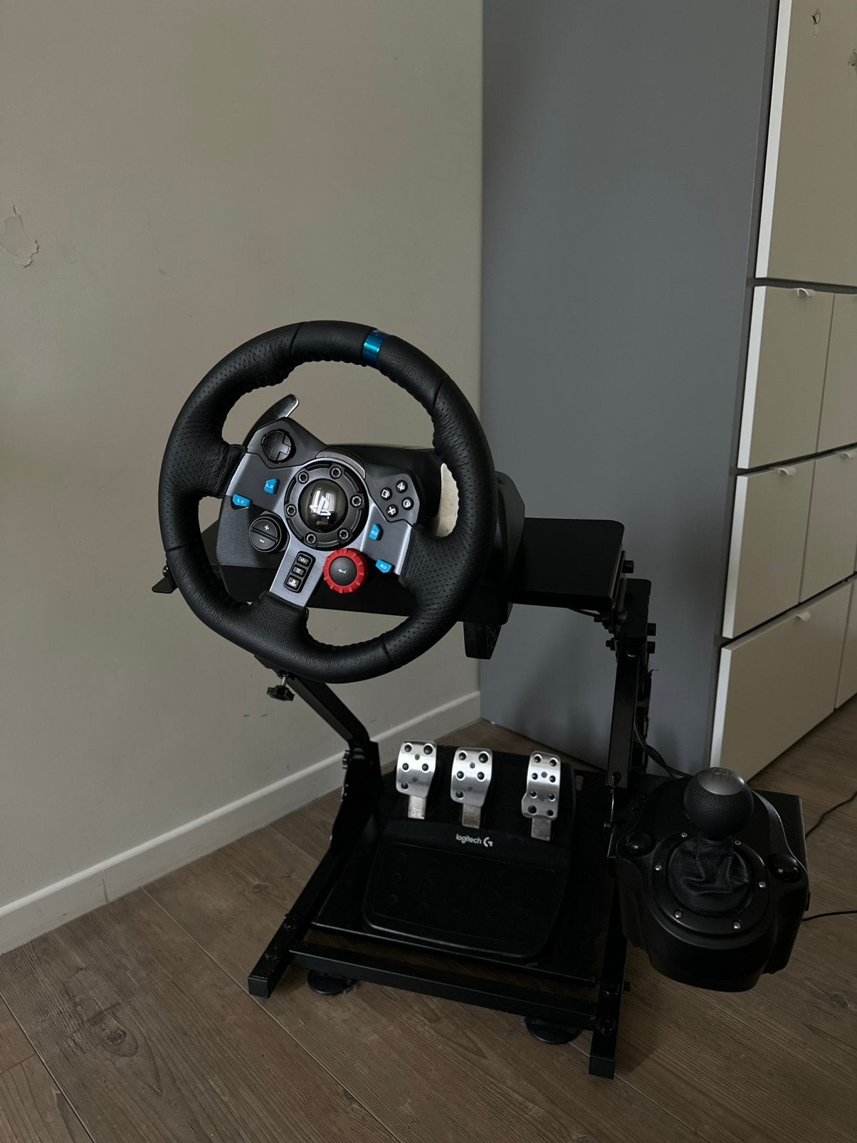 Logitech G29 + Shifter + Steun | PS5 / PS4 / PC |, Ophalen, Zo goed als nieuw