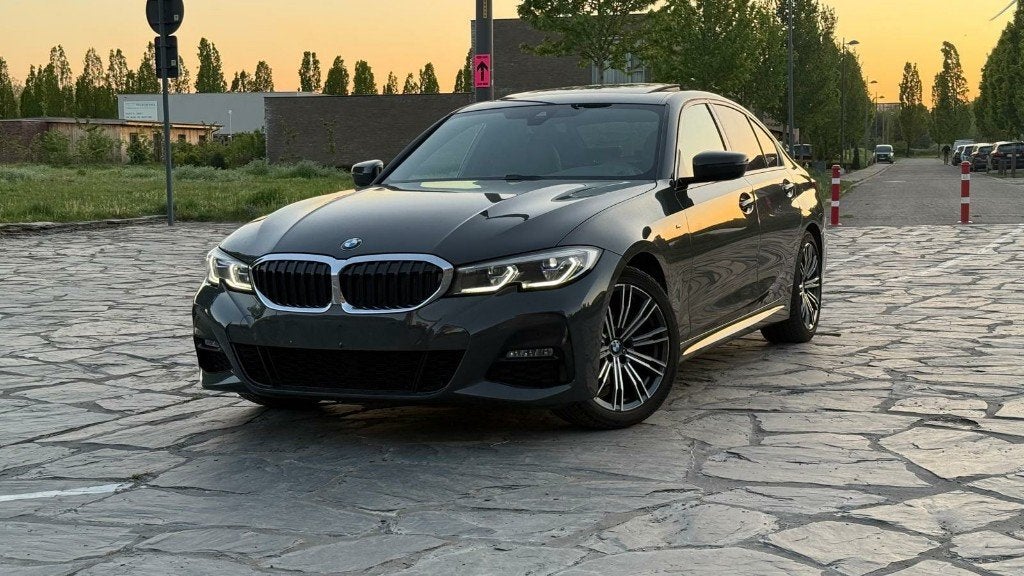 Bmw 320dA M Laser/Schuifdak/Navi/Camera/Verw.leder, Auto's, Automaat, Achterwielaandrijving, 4 cilinders, Leder