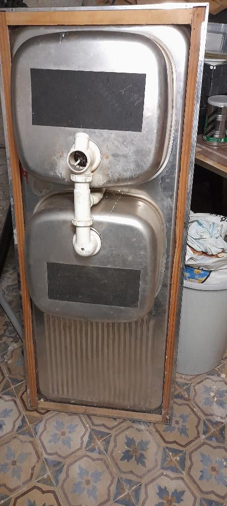 Roestvrijstalen spoelbak, Doe-het-zelf en Bouw, Ophalen, Gebruikt, Inox, Overige typen