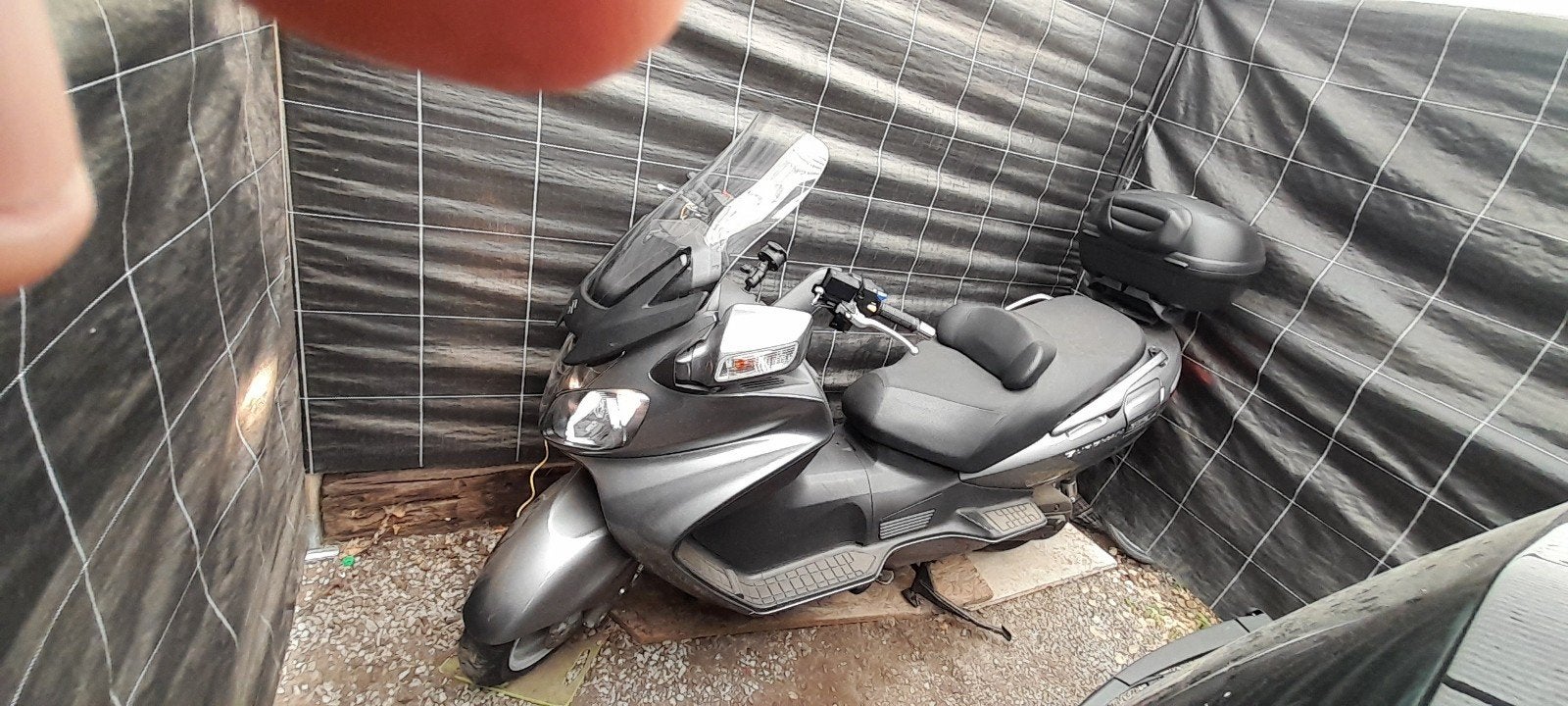 Suzuki Burgman 650 Exclusive. 51000 km. GPS. ABS. TOPKOFFER, Fietsen en Brommers, Brommers | Crossbrommers, Ophalen, Suzuki
