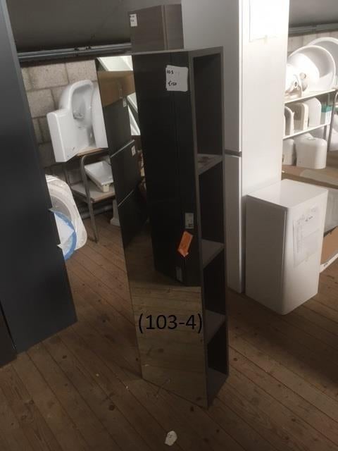 103. Badkamerkast Hoge kast kast wastafelonderkast, Enlèvement, Neuf, Blanc