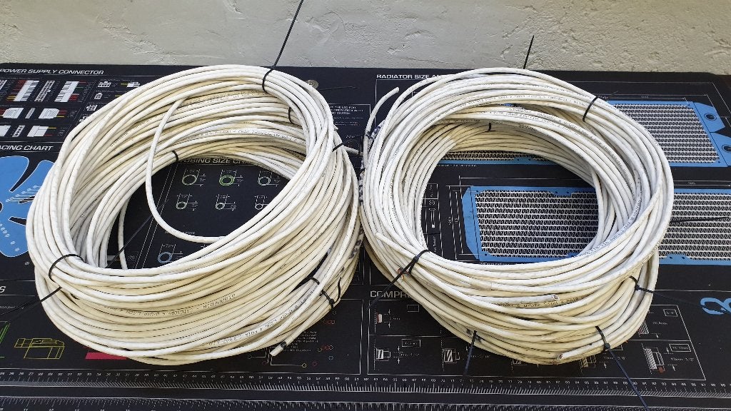 Cat6 Utp kabels Gigamedia/Lan/250Mhz/Massieve koper kern, Computers en Software, Pc- en Netwerkkabels, Ophalen of Verzenden, Zo goed als nieuw