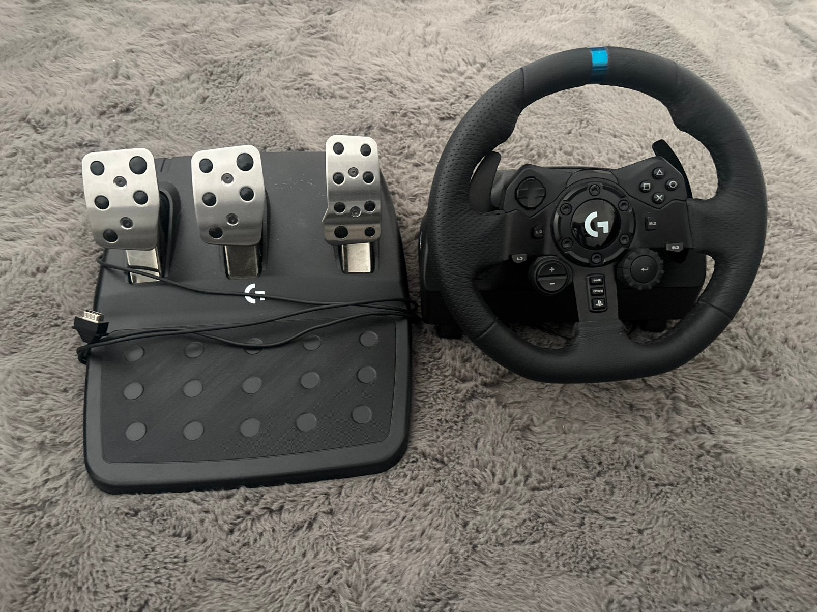 Logitech G923, Games en Spelcomputers, Ophalen of Verzenden, Zo goed als nieuw, Stuur of Pedalen, PlayStation 3