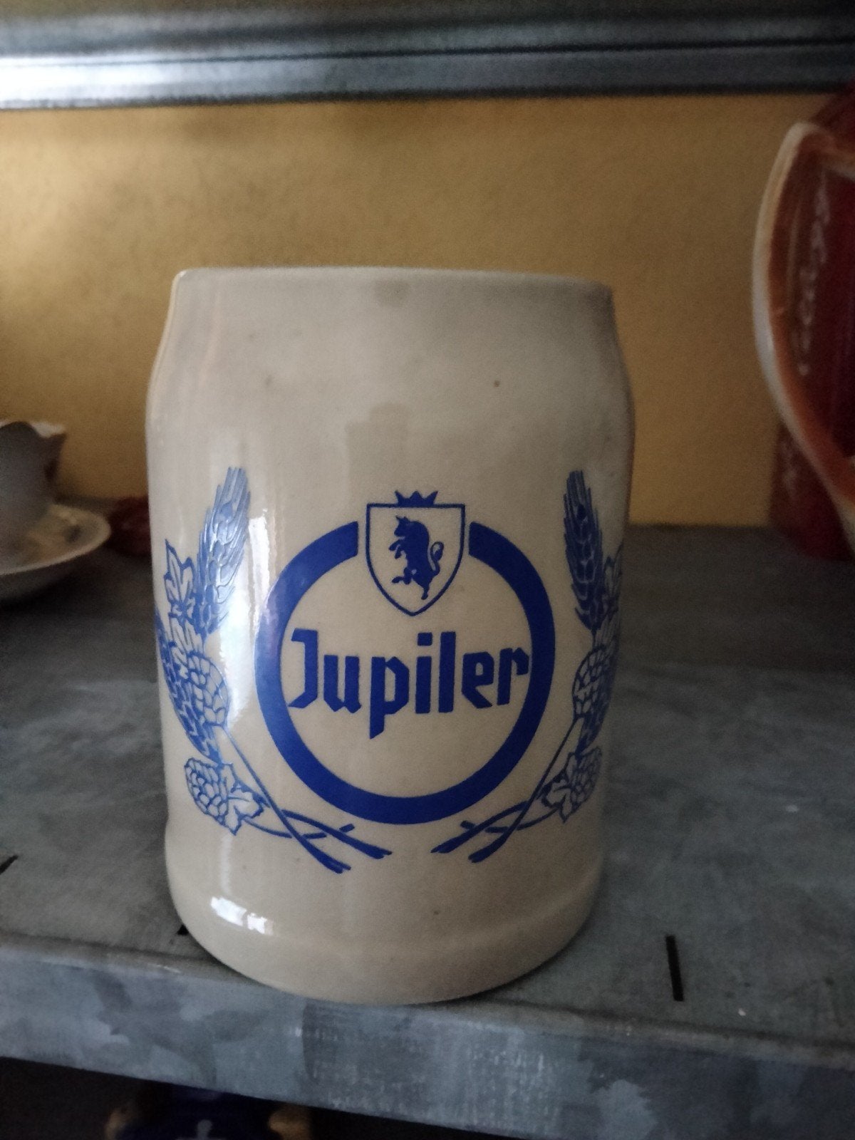 Stenen mok Jupiler, Verzamelen, Biermerken, Ophalen of Verzenden, Jupiler
