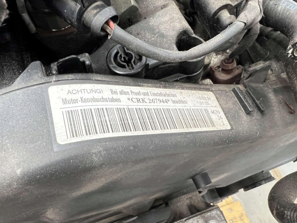 Moteur CRKB Complet SKODA VW GOLF TOURAN LEON AUDI OCTAVIA, Envoi, Utilisé, Daihatsu