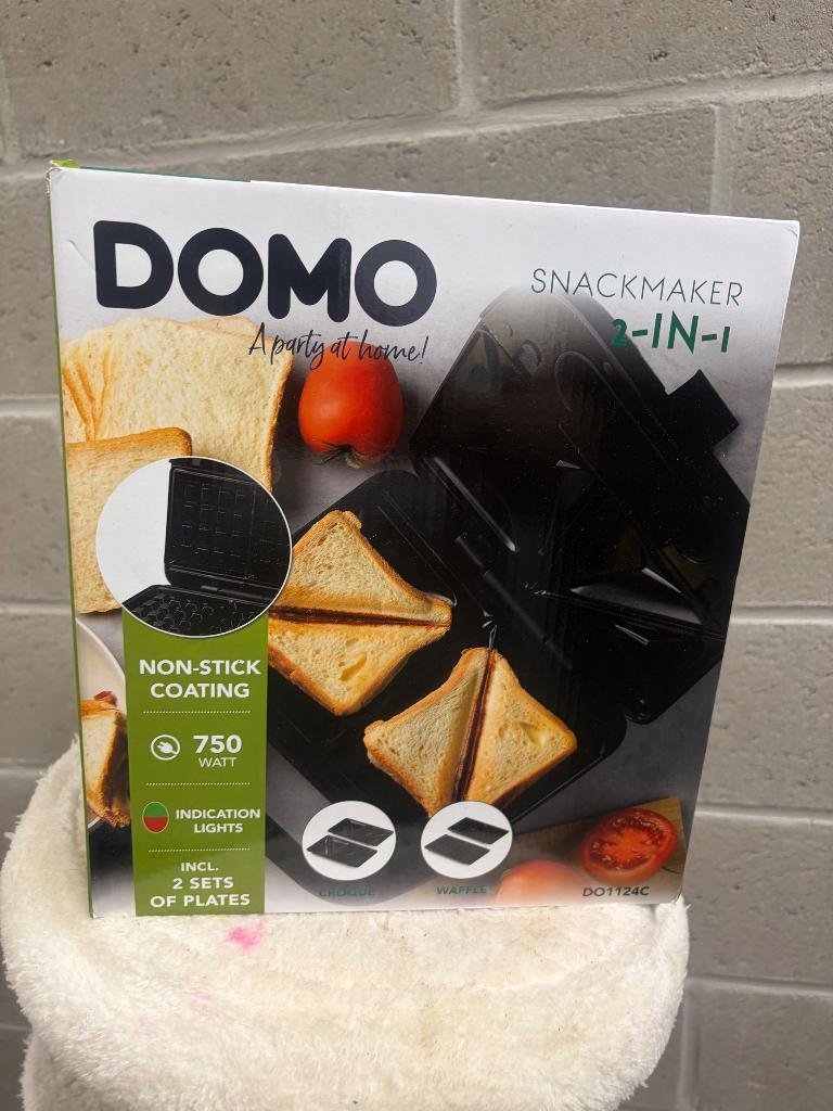 Domo gaufriers, Ophalen, Uitneembare platen, Nieuw