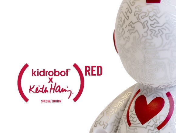 Kidrobot - Keith Haring - 7inch (RED) Special Edition, Ophalen of Verzenden, Nieuw