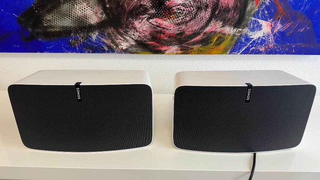 2 x Sonos Play 5 Gen 2  Prijs is per stuk., TV, Hi-fi & Vidéo, Enceintes, Enlèvement ou Envoi, Comme neuf, Haut-parleurs Frontaux, Arrière ou Stéréo