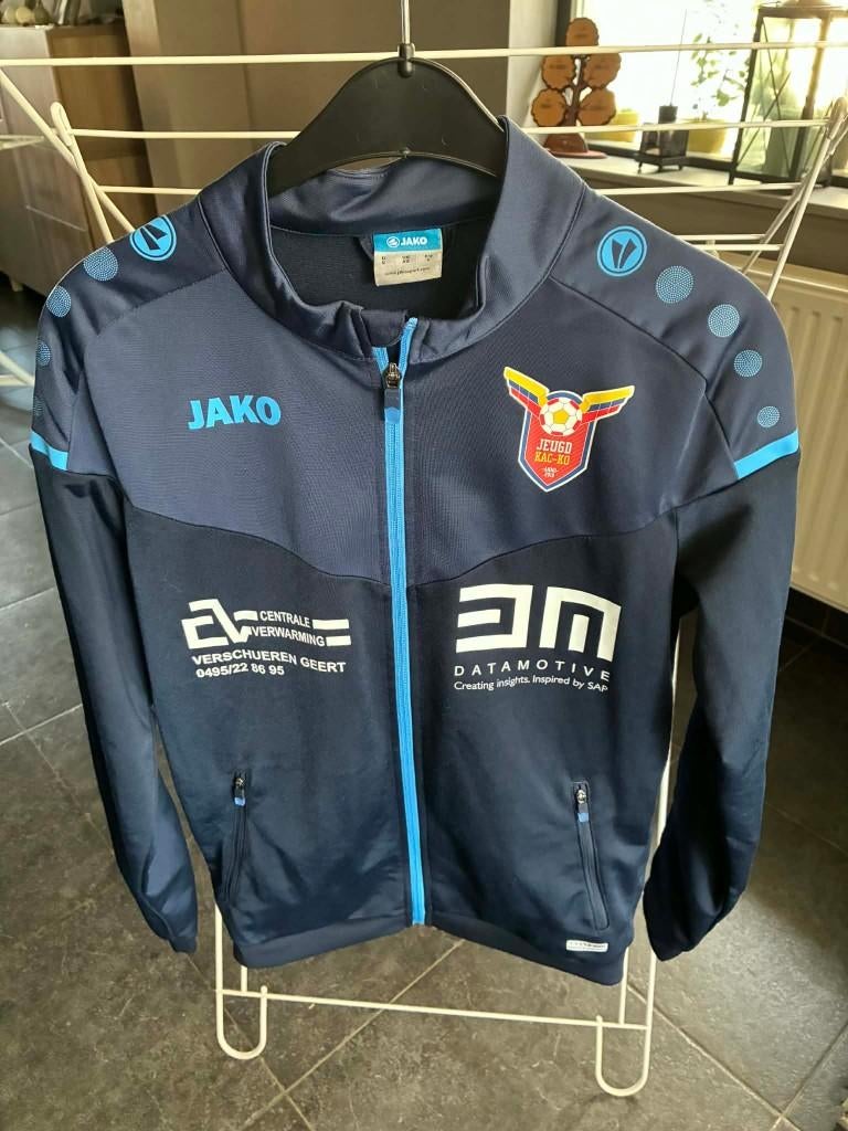 Jako donkerblauwe trainingsvest maat S, Sport en Fitness, Voetbal, Maat S, Ophalen of Verzenden, Zo goed als nieuw