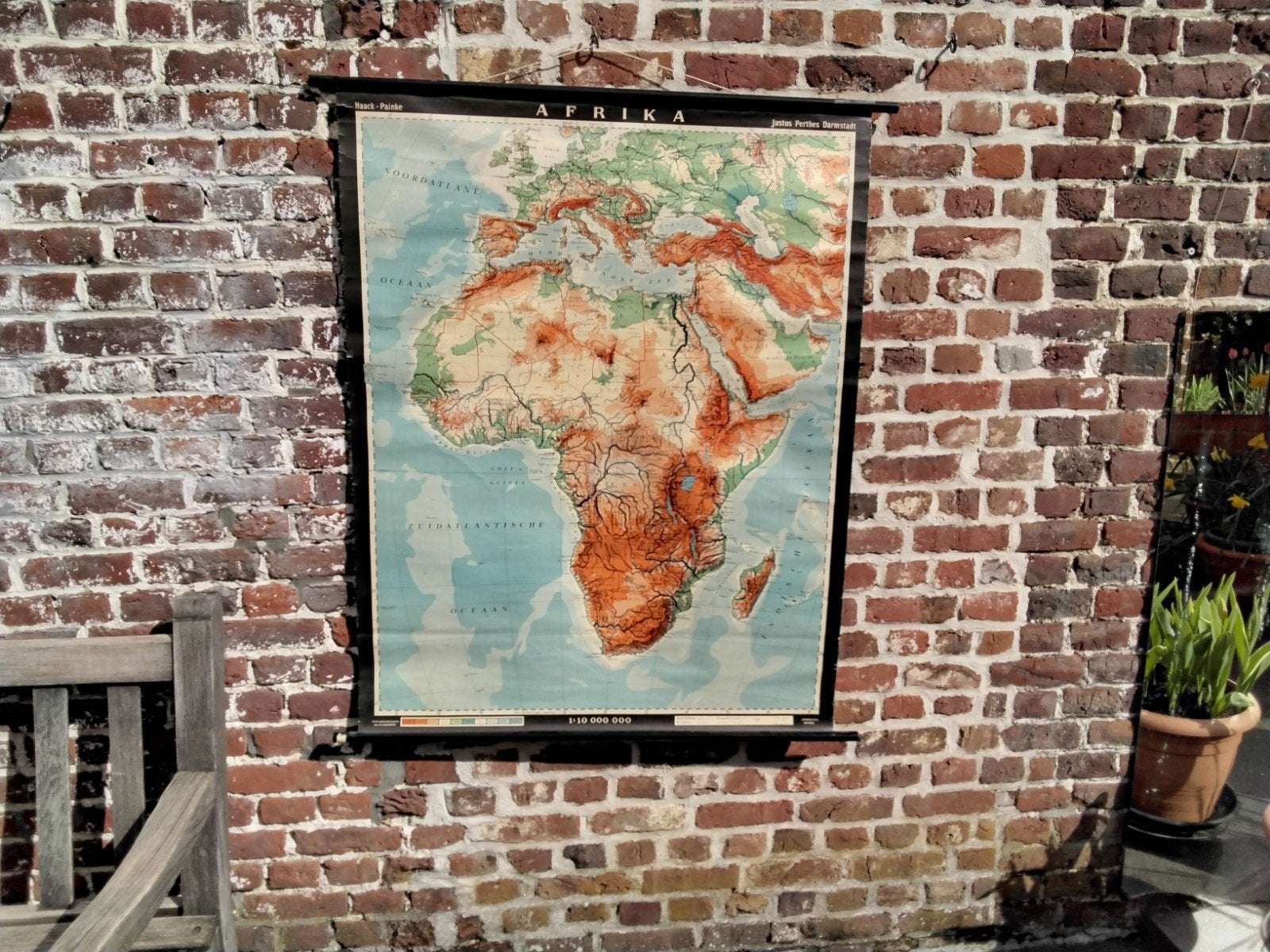 Lot  van  7  oude  schoolkaarten, Ophalen