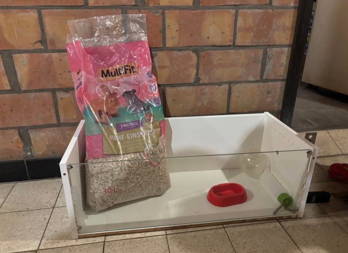 Hamsterkooi, Ophalen, Zo goed als nieuw, Kooi, Minder dan 60 cm