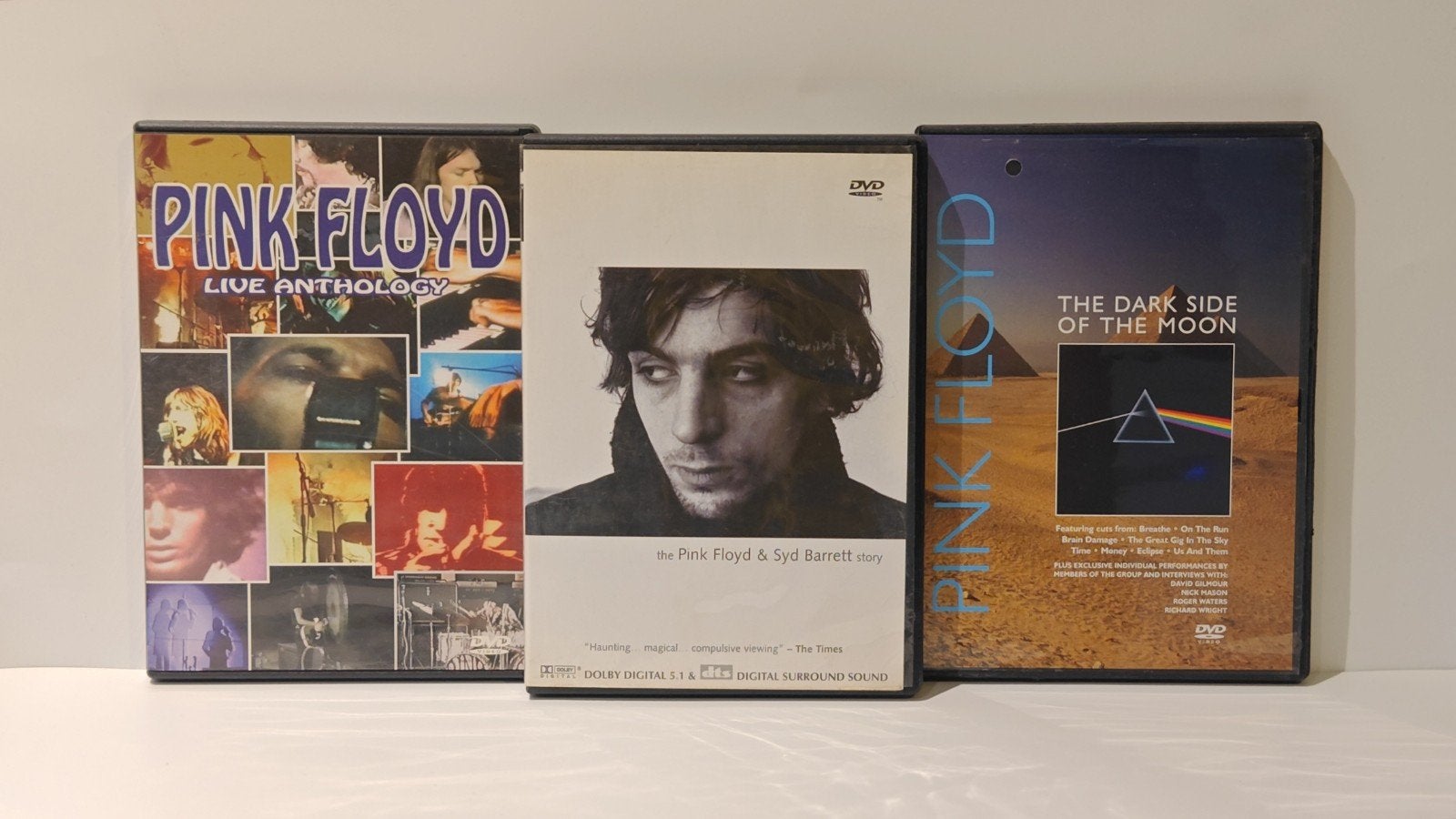 Pink Floyd DVD‑Set Live Anthology Dark Side of the Moon Syd , Cd's en Dvd's, Ophalen of Verzenden, Documentaire