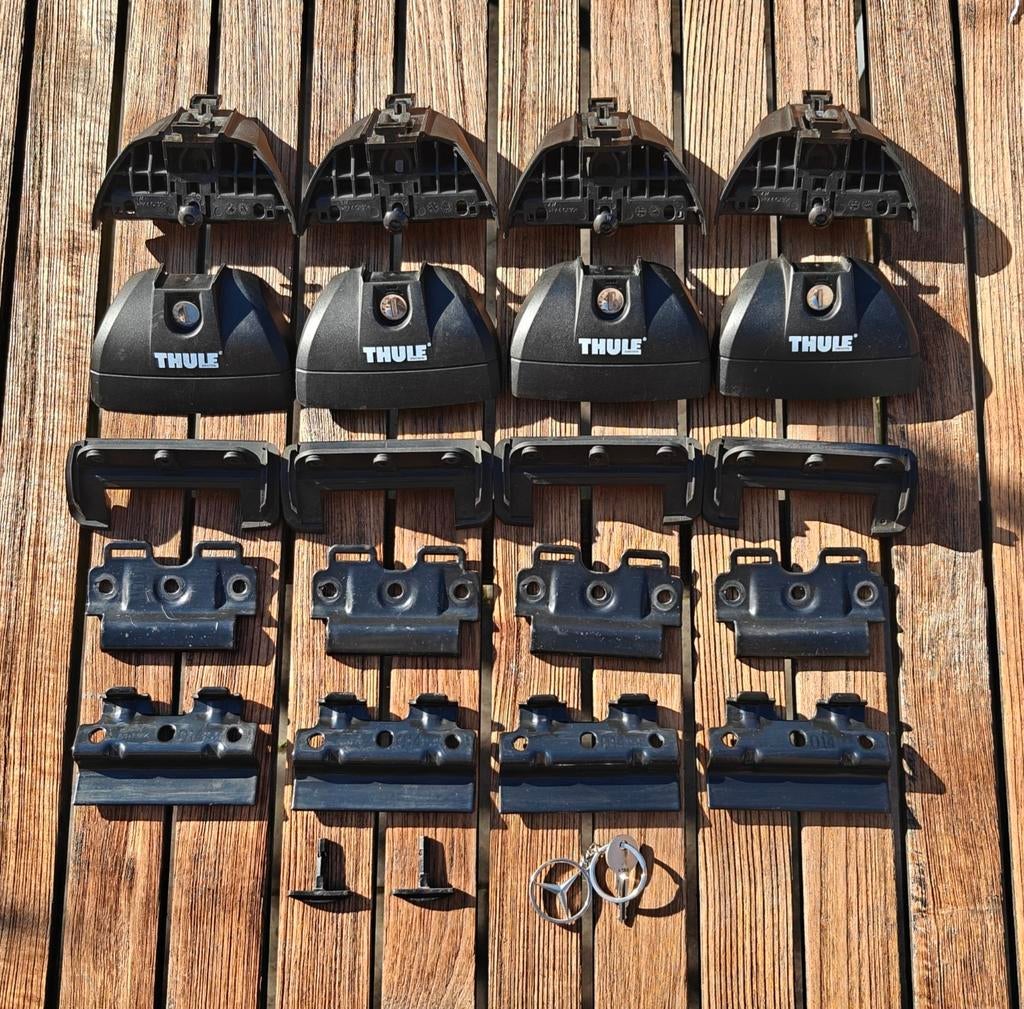 Thule rapid 753/460 bagagedrager voeten, Ophalen