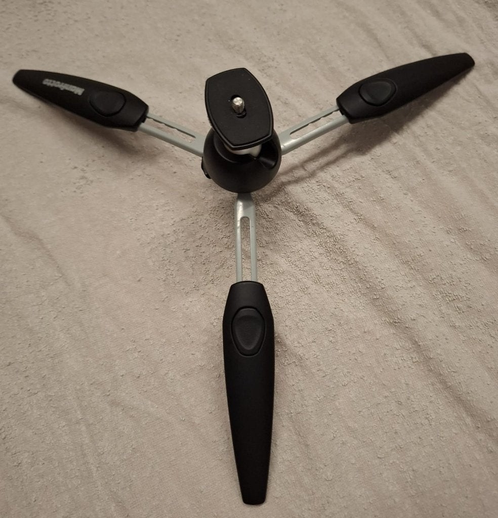 Manfrotto PIXI EVO Mini statief Zwart, Audio, Tv en Foto, Ophalen of Verzenden, Gebruikt, Ministatief, Manfrotto