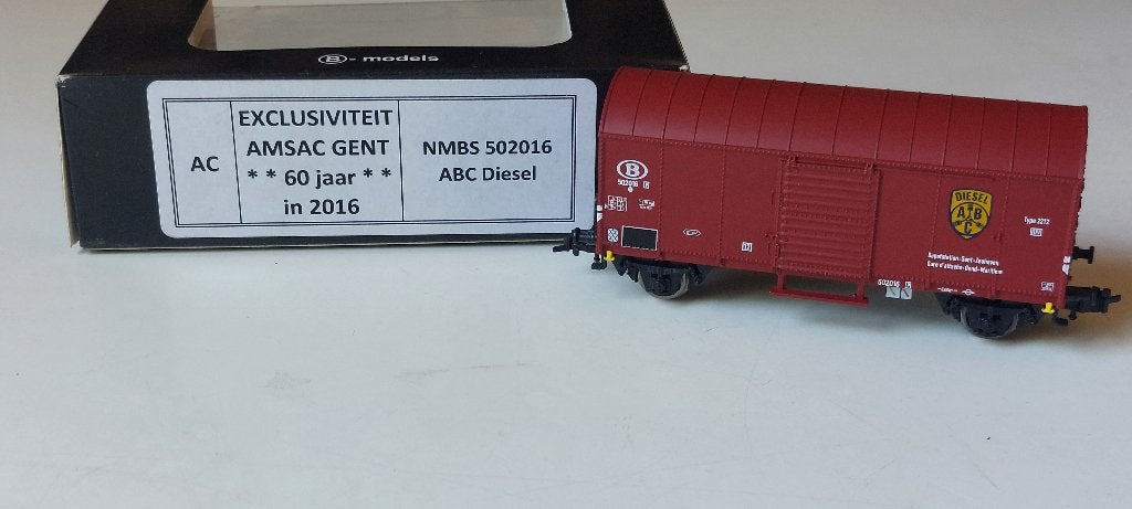 SNCB/NMBS B-MODELS WAGON  EXCLUSIVITE*60ANS AMSAC GAND*HO*DC, Neuf, Autres marques, Analogique, Wagon