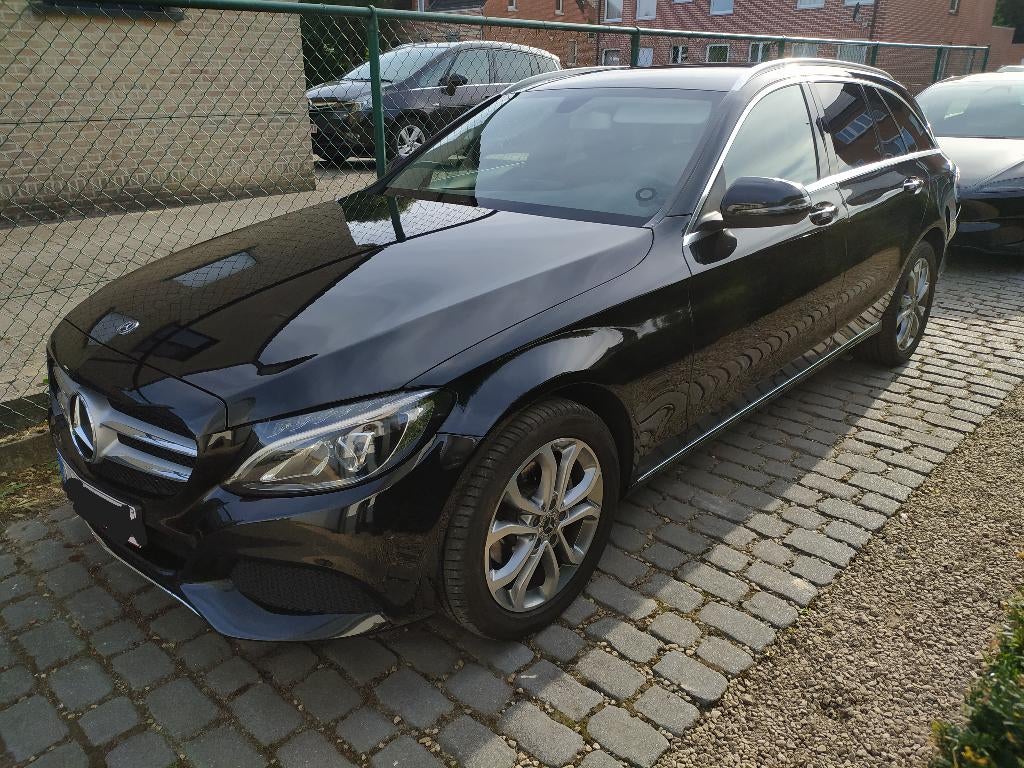 Mercedes C180d, Cuir, Euro 6, Boîte manuelle, Noir
