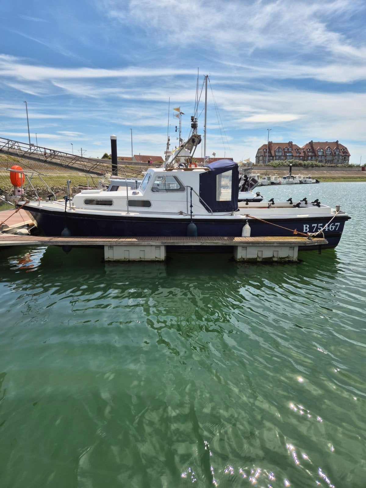 Mitchell motorboot, Watersport en Boten, Motorboten en Motorjachten, Ophalen, Gebruikt, Binnenboordmotor, Diesel