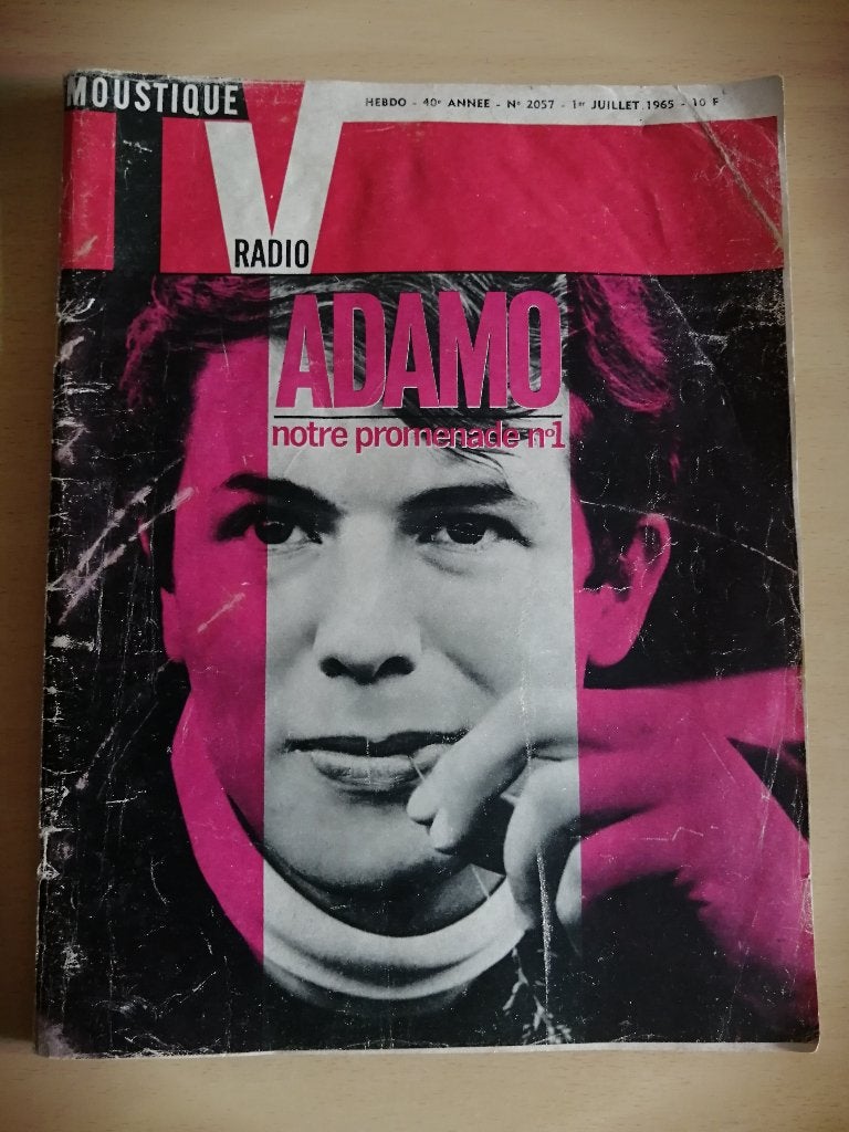 Magazine belge Moustique TV Radio juillet 1965 Télémoustique, Enlèvement ou Envoi, 1960 à 1980, Journal ou Magazine