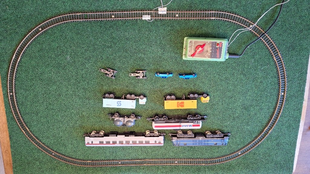 Treinspoor complete set lima modeltrein, Ophalen, Locomotief, Lima