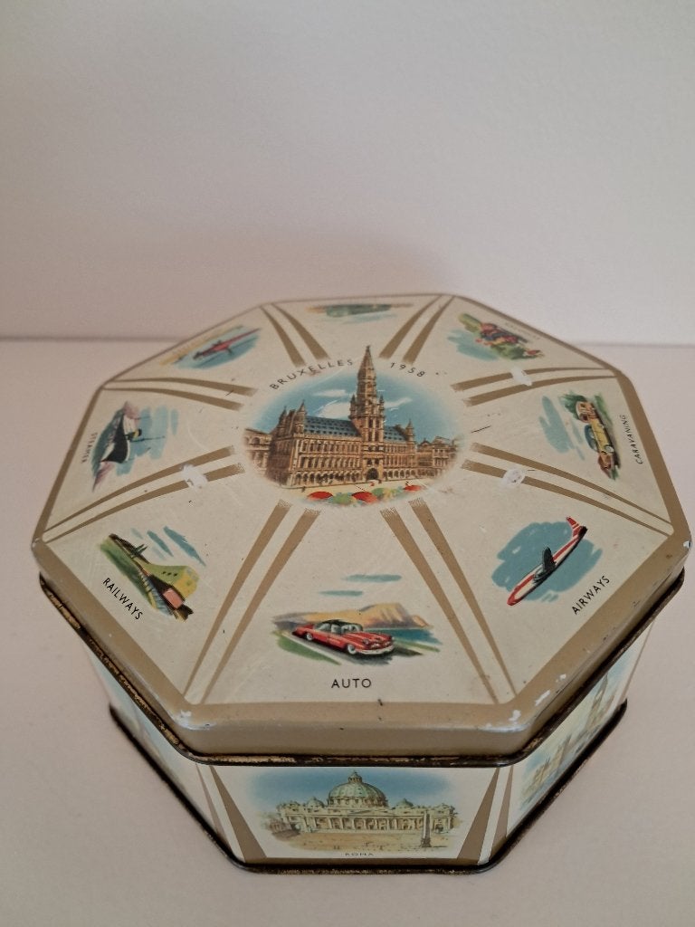 Expo 58 Côte d'Or blikken doos, Ophalen of Verzenden, Gebruikt, Overige, Overige merken