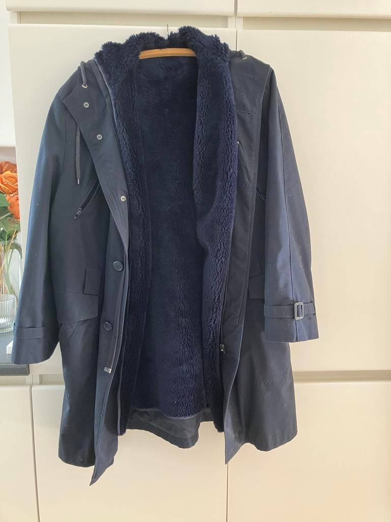 Winterjas, Kleding | Heren, Jassen | Winter, Ophalen, Zo goed als nieuw, Maat 56/58 (XL), Blauw