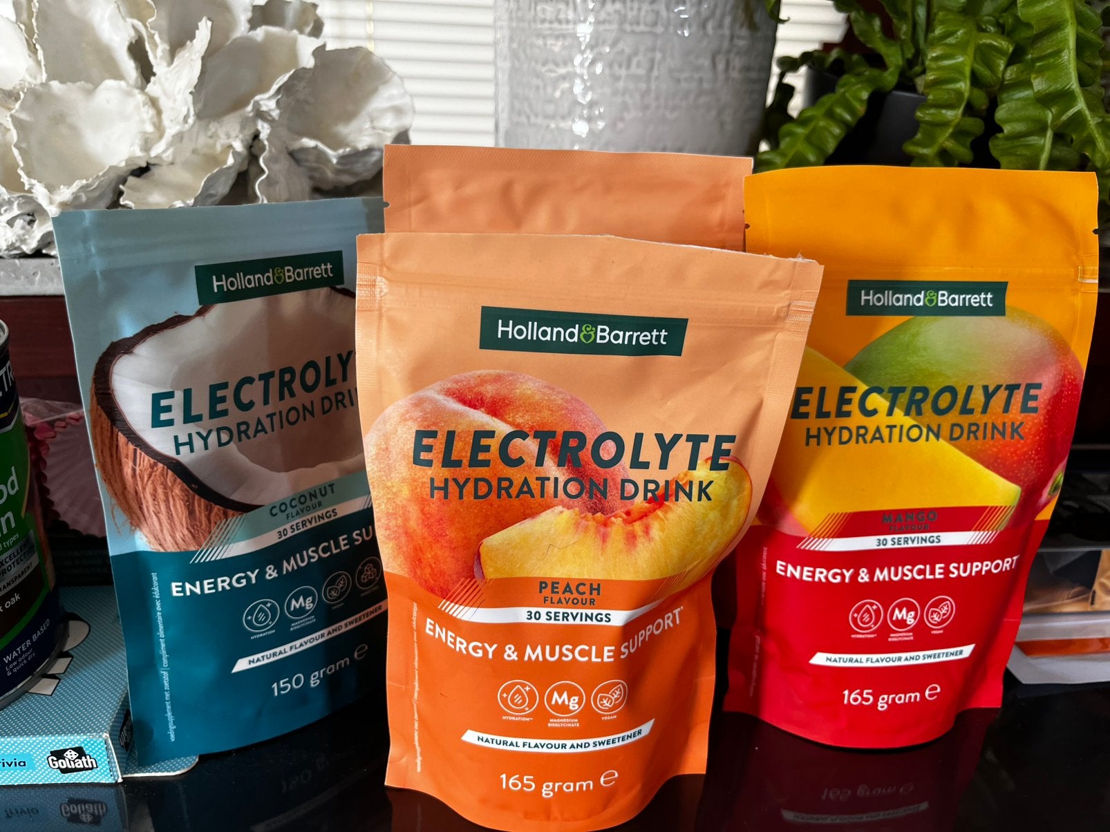 Electrolyten/ hydratatie poeder holland & barret, Sport en Fitness, Ophalen, Zo goed als nieuw