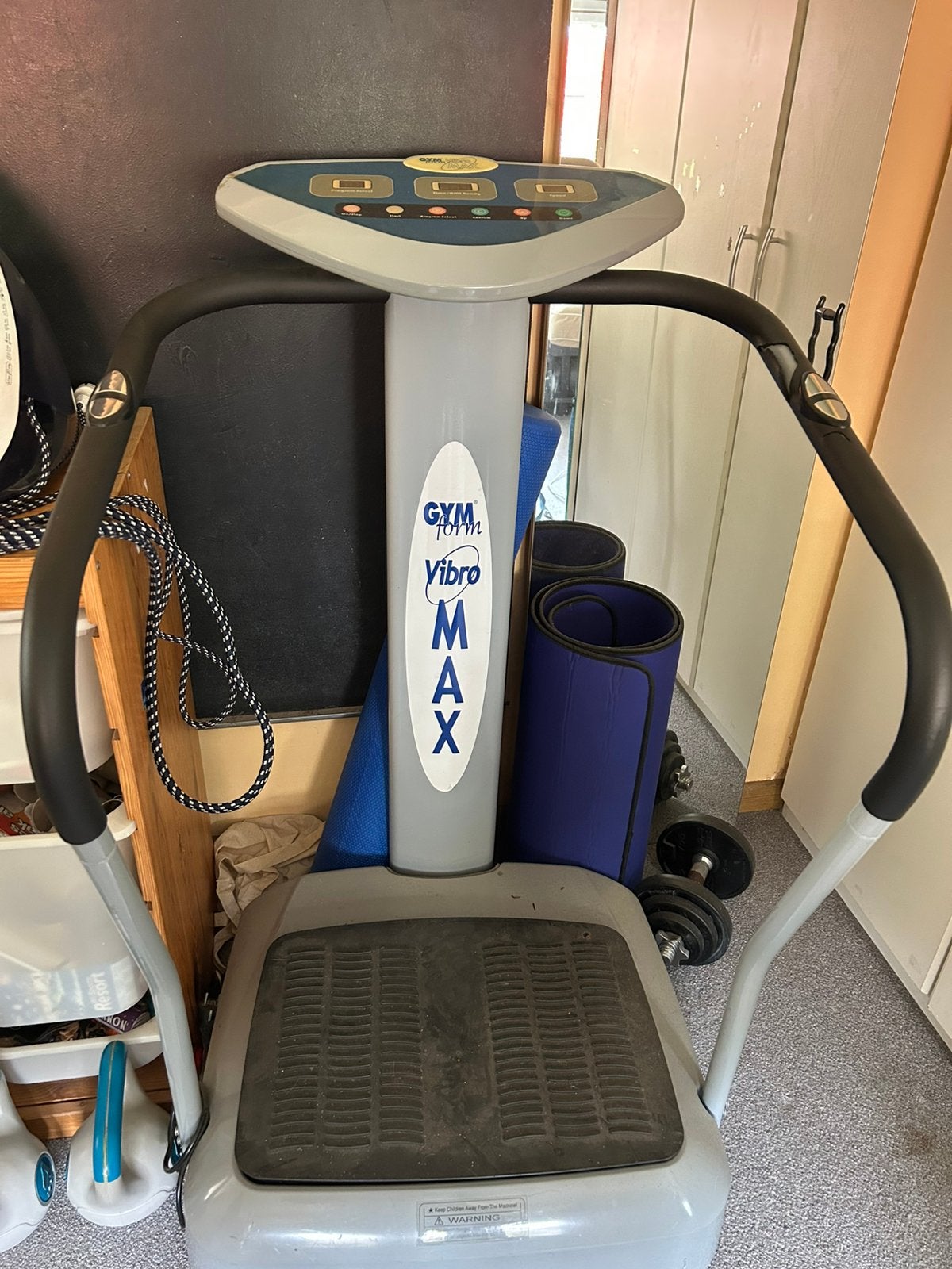 Fitness trilplaat, Sports & Fitness, Enlèvement, Comme neuf, Plaque vibrante