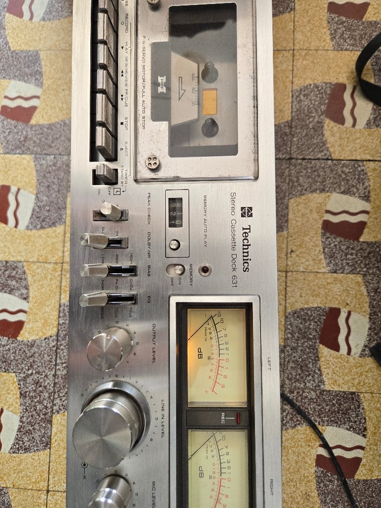 Cassette stéréo vintage Technics, Enlèvement, Simple, Autres marques