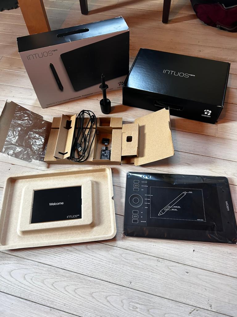 Tablette graphique Wacom Intuos Pro S, Ophalen, Multi-touch, Gebruikt
