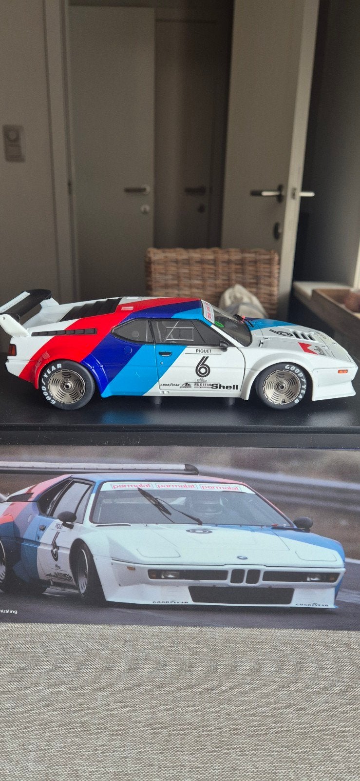 work83 Bmw M1 piquet 1:18, Hobby & Loisirs créatifs, Voitures miniatures | 1:5 à 1:12, Enlèvement ou Envoi, Comme neuf, Voiture