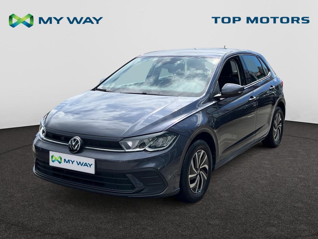 Volkswagen Polo AUTOMAAT*95PK*CARPLAY*GPS*CAMERA*SENSOREN*FU, Automaat, Navigatiesysteem, Zilver of Grijs, Stadsauto