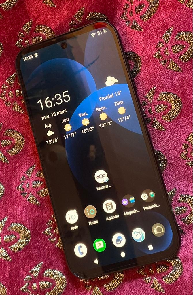 FP5 Fairphone 5 iodé ou Android Google 256Go  5G, Enlèvement, Comme neuf