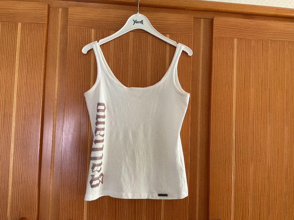 Wit topje GALLIANO, Kleding | Dames, Topjes, Ophalen, Galliano, Wit, Zo goed als nieuw