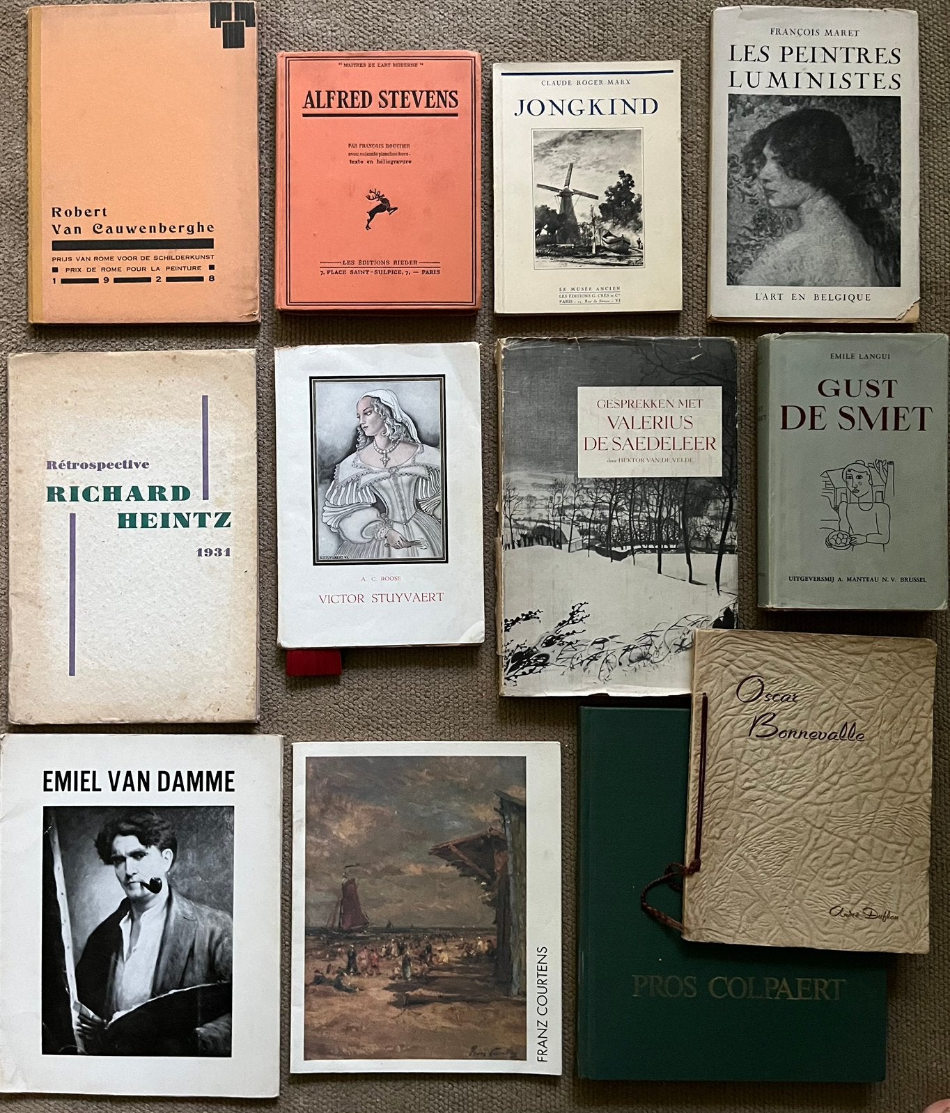Belgische kunstmonografieën, Antiek en Kunst, Ophalen of Verzenden