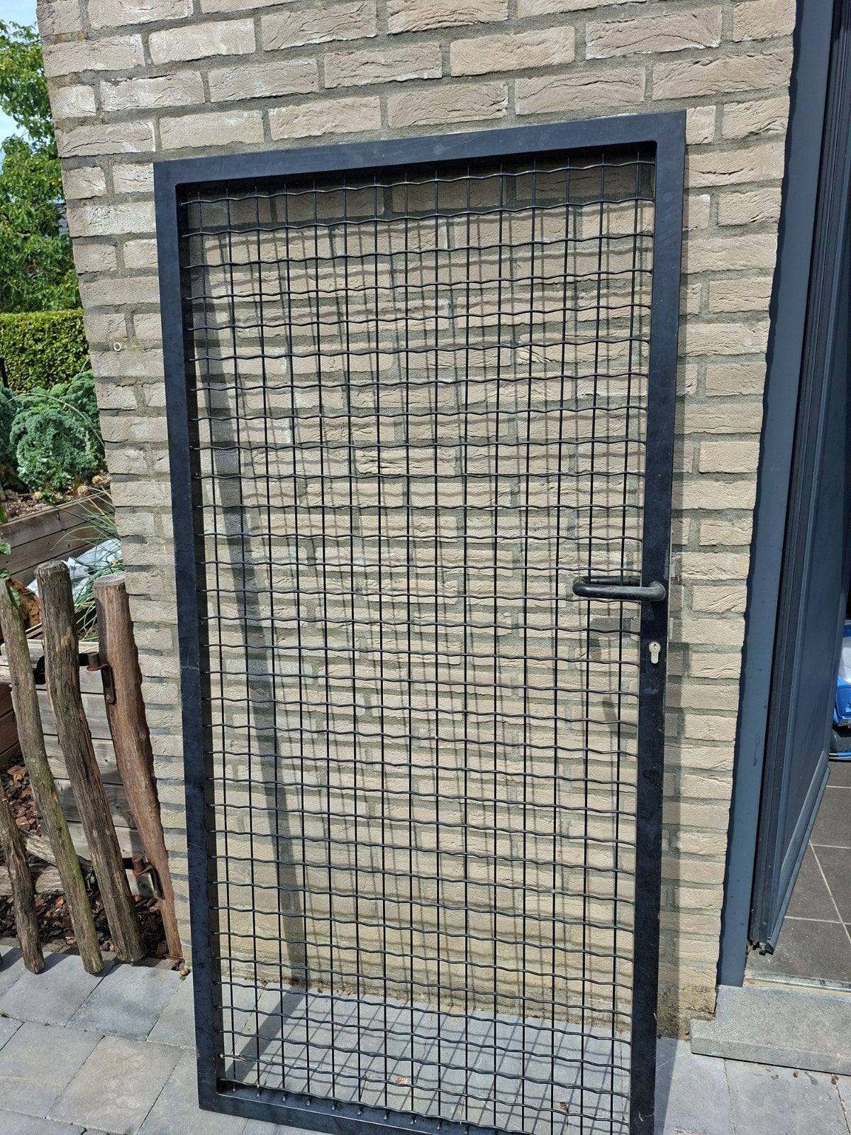 Tuinpoort zwart, Ophalen, Minder dan 100 cm, 150 tot 200 cm
