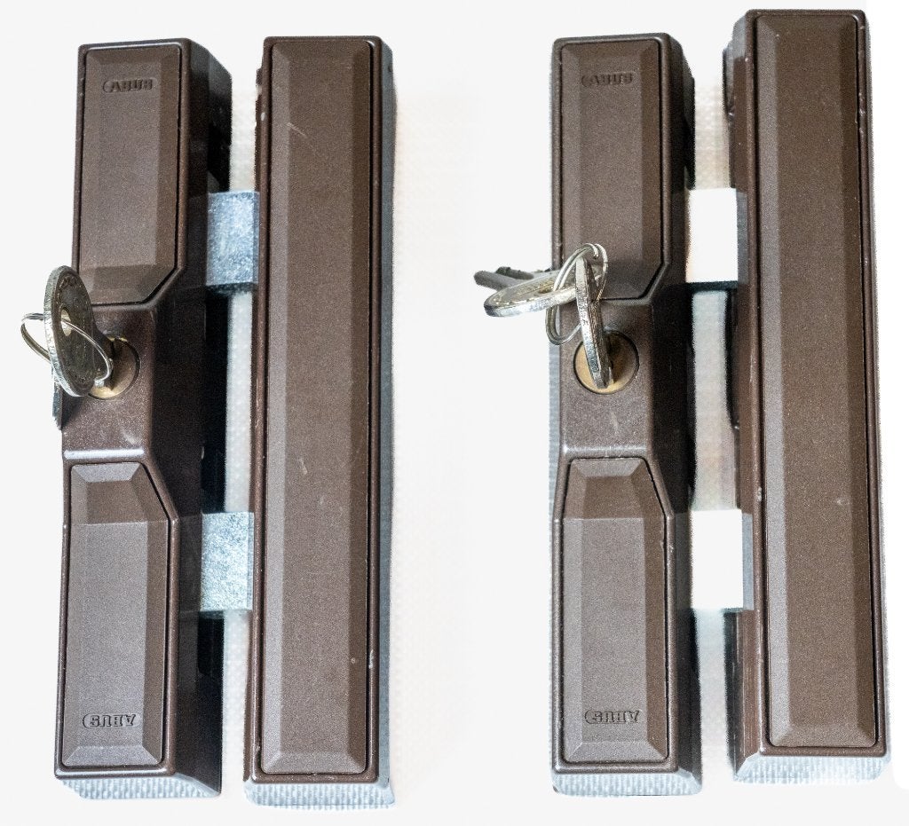 SERRURE DE SÉCURITÉ ROBUSTES ABUS FTS88 POUR FENÊTRES/PORTES, Enlèvement ou Envoi, Utilisé, Autres types, Métal