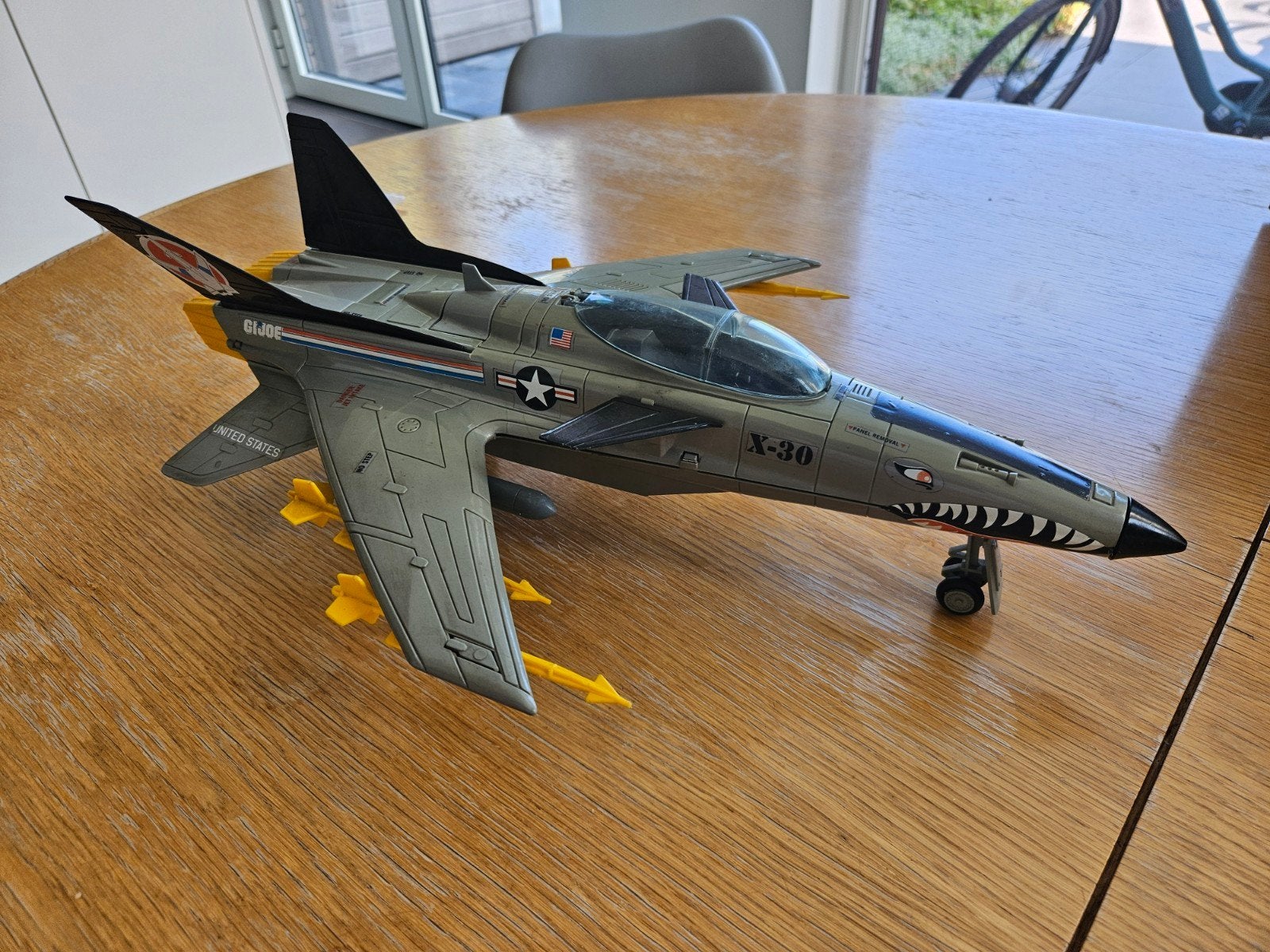 1986 GI JOE CONQUEST X-30+pilot, Verzamelen, Ophalen, Gebruikt