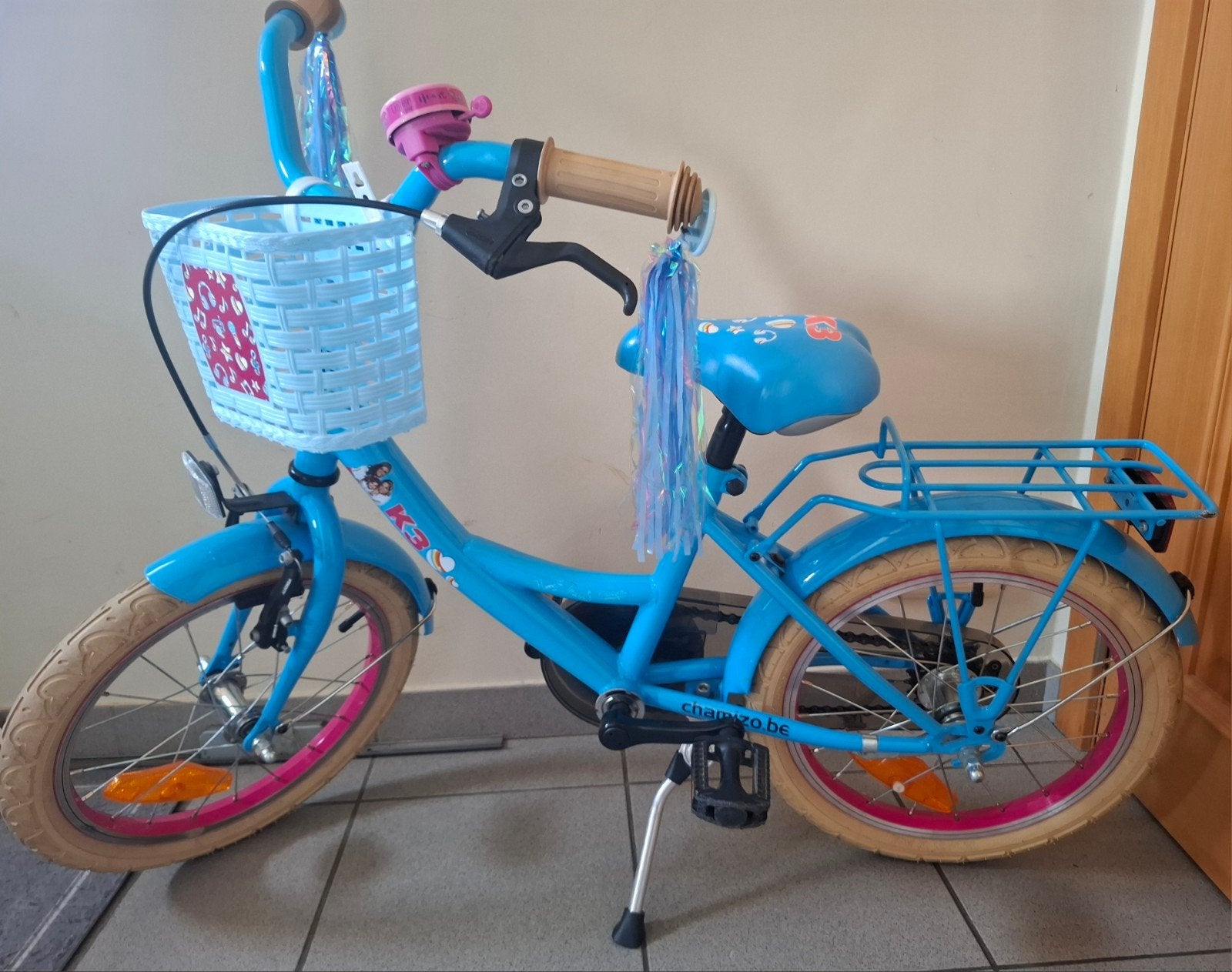Kinderfiets K3 16 Inch, Fietsen en Brommers, Fietsen | Kinderfietsjes, Ophalen, Gebruikt, 16 tot 20 inch