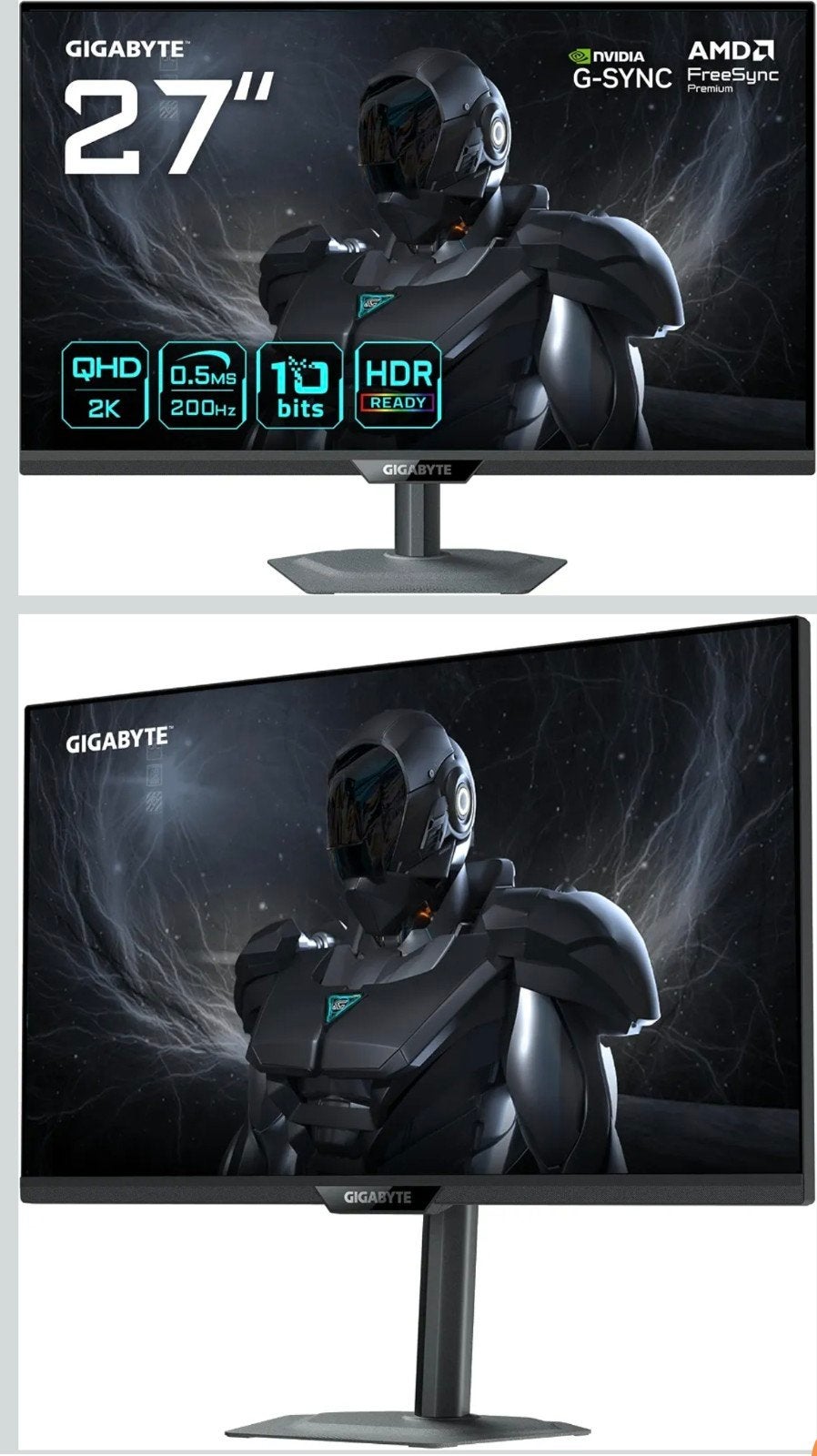 Écran gaming Gigabyte 27' IPS 2K 200Hz, Informatique & Logiciels, Gaming, IPS, Moins de 1 ms, Comme neuf