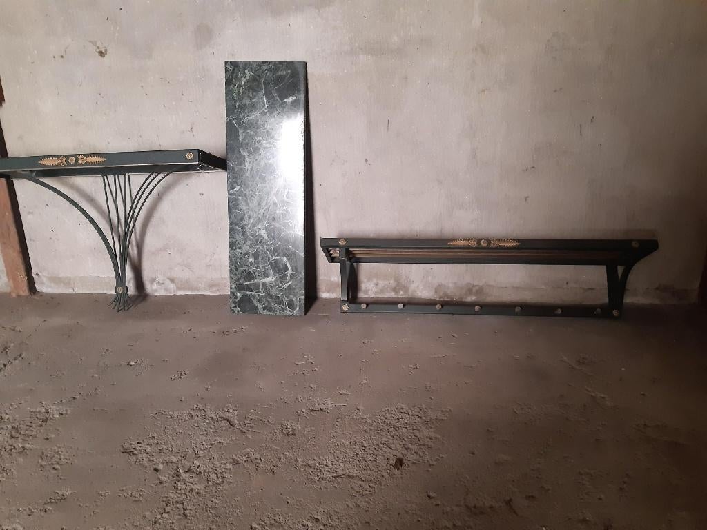 kapstok met wandtablet en spiegel, Ophalen, Zo goed als nieuw, Metaal, Overige typen