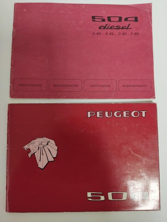 Notice d'utilisation Peugeot 504, Enlèvement ou Envoi