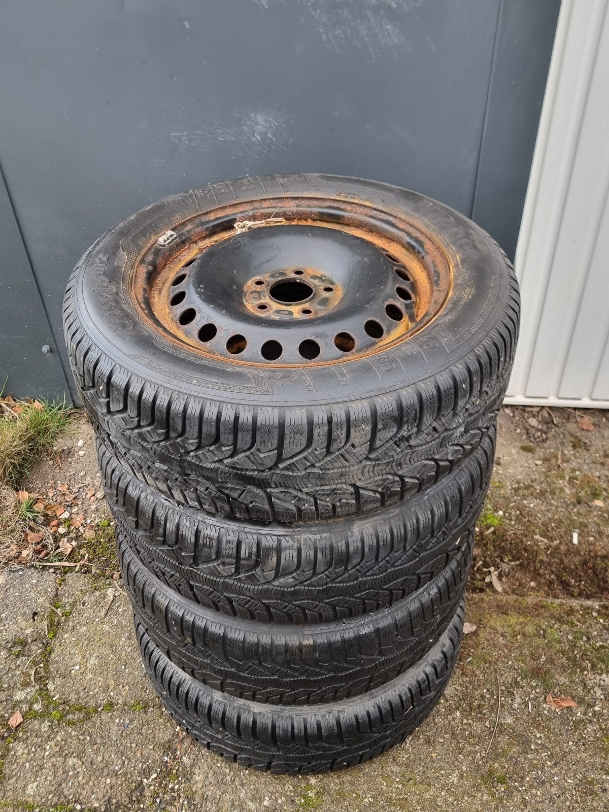 Jantes Ford d'origine 5x108 avec de bons pneus 215 55 r16 93, Pneus et Jantes, Enlèvement ou Envoi, 16 pouces, Véhicule de tourisme