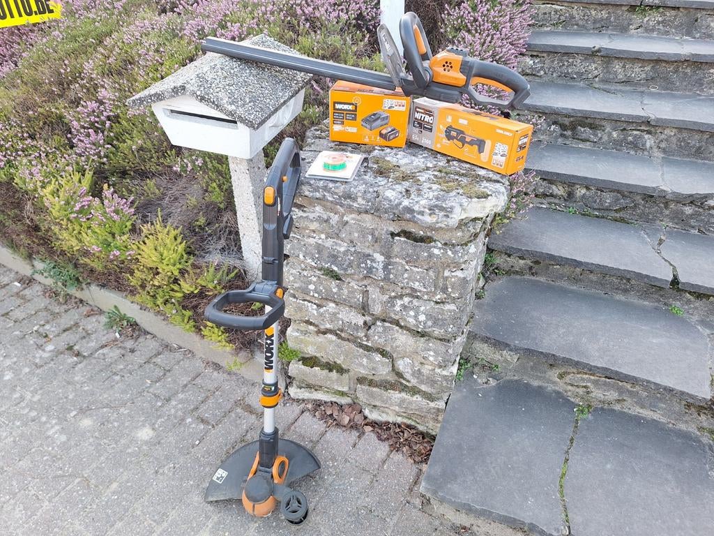 Lot de machine.e.pour jardin worx neuf et occase, Doe-het-zelf en Bouw, Metalen, Ophalen