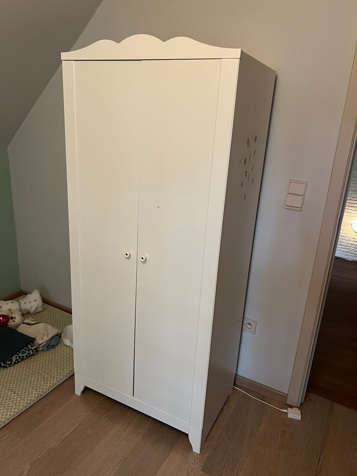 Kinderkleerkast, Ophalen, Met deur(en), Gebruikt, 50 tot 100 cm