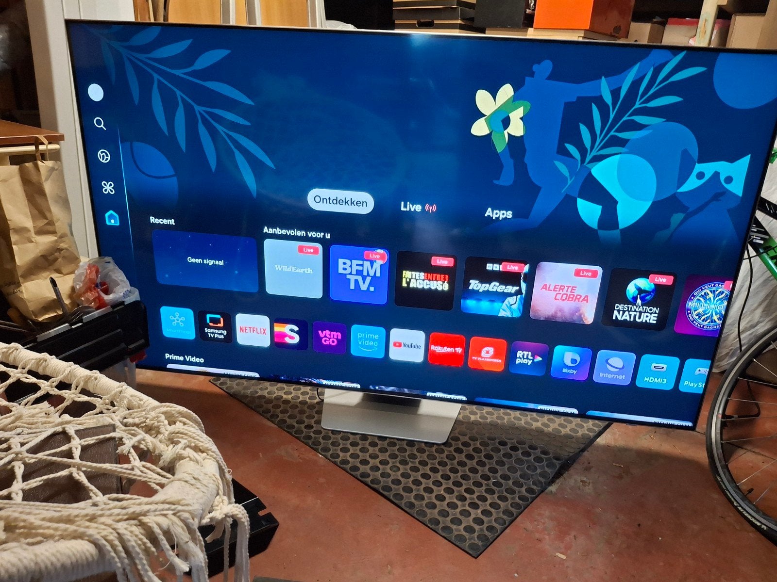 75 Inch Qled Samsung smart tv, perfecte staat, Audio, Tv en Foto, Televisies, Ophalen, Samsung, Smart TV