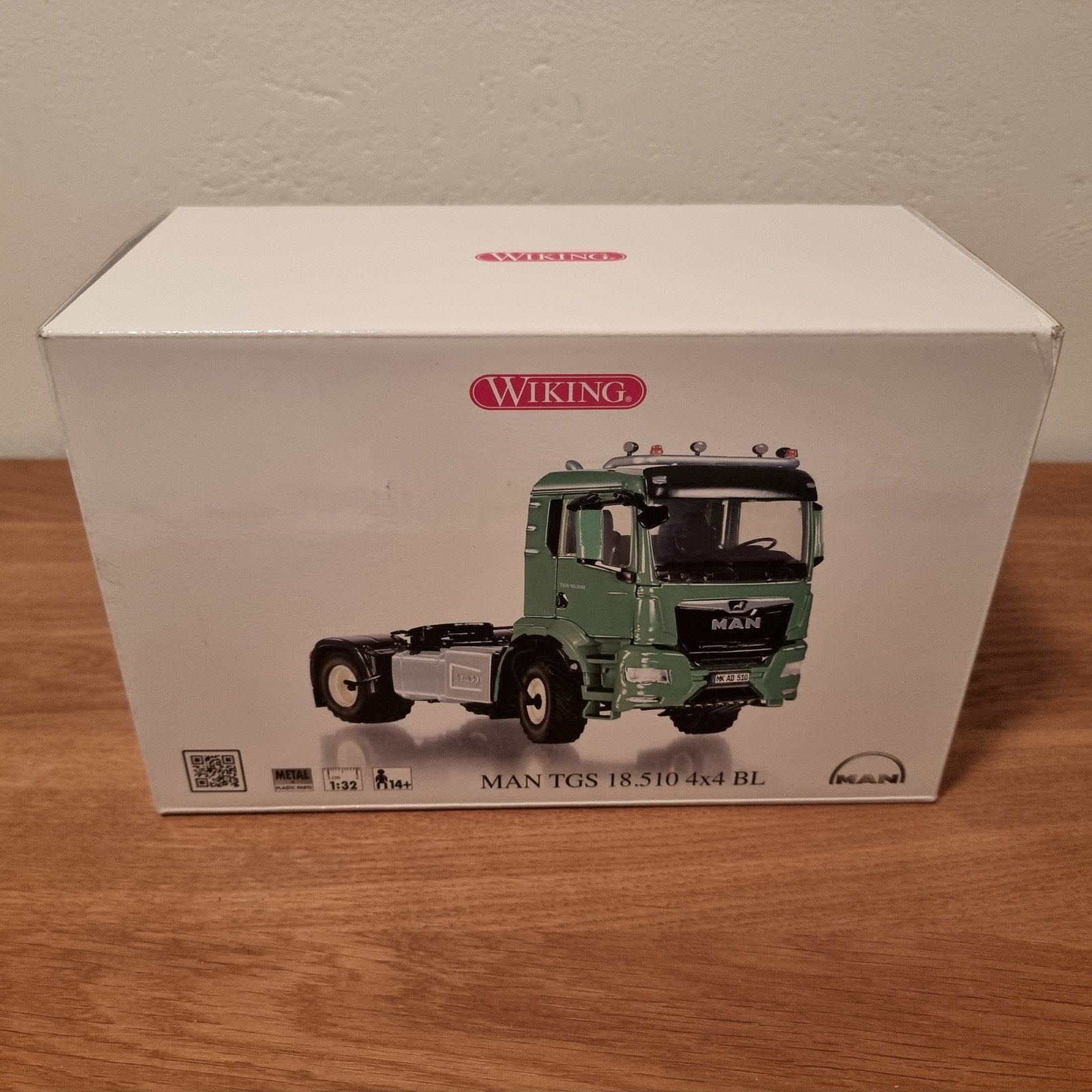 MAN TGS 4x4 Groen Wiking, Hobby en Vrije tijd, Ophalen of Verzenden, Nieuw, Tractor of Landbouw, Overige merken