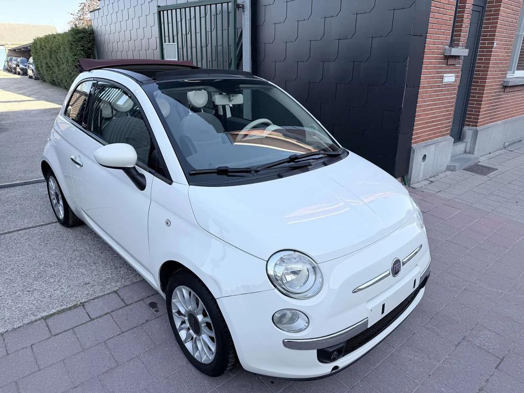 Fiat 500C 1.2 I EDITION LOUNGE (bj 2014), 1305 kg, 4 zetels, 4 cilinders, Cabriolet