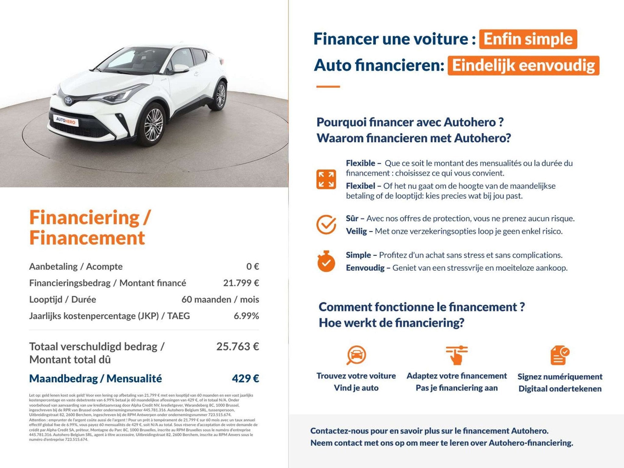 Toyota C-HR 2.0 Hybrid Business Edition (automatique), Autos, Achat, Noir, 5 portes, 5 places