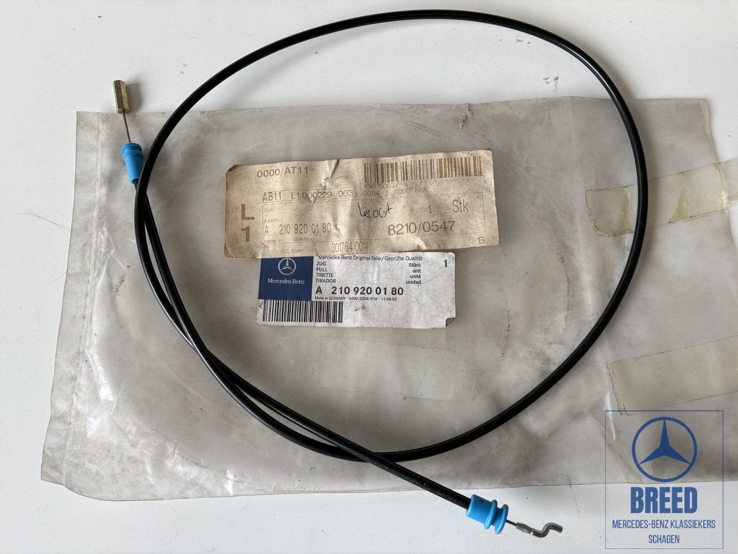NOS kabel achterbank links Mercedes-Benz W210 T-model S210, Auto-onderdelen, -, Nieuw, Ophalen of Verzenden, -